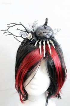 Gothic Halloween Diadem „Spooky Pumpkin“
